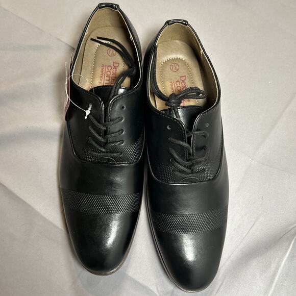 NWT Dexter 178203 jasper oxford black men’s dress shoes M 7.5 - Picture 2 of 9